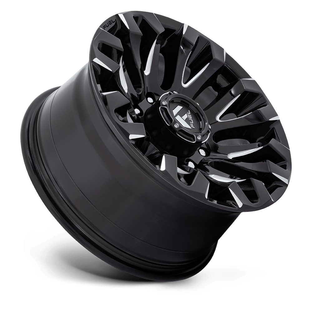 Felga aluminiowa D828 QUAKE Gloss Black Milled FUEL - Image 2