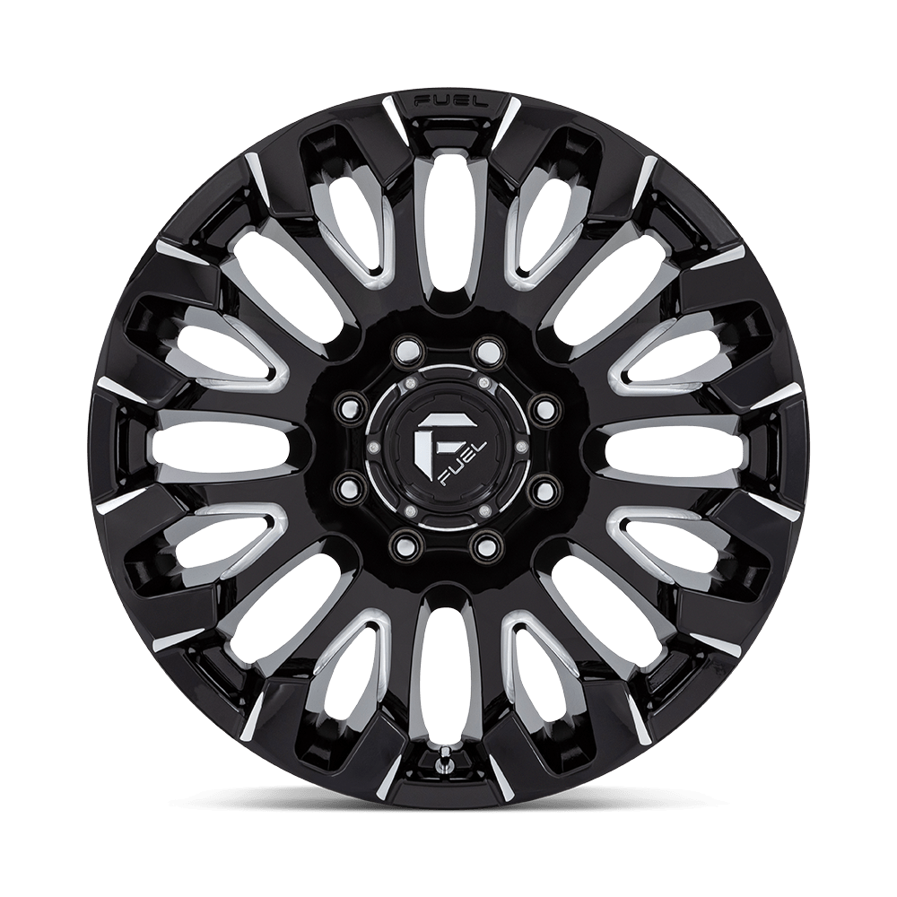 Felga aluminiowa D828 QUAKE Gloss Black Milled FUEL - Image 2
