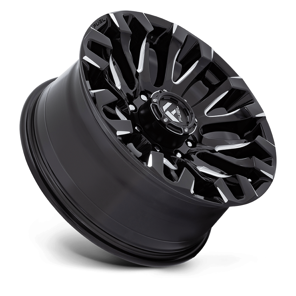 Felga aluminiowa D828 QUAKE Gloss Black Milled FUEL - Image 3