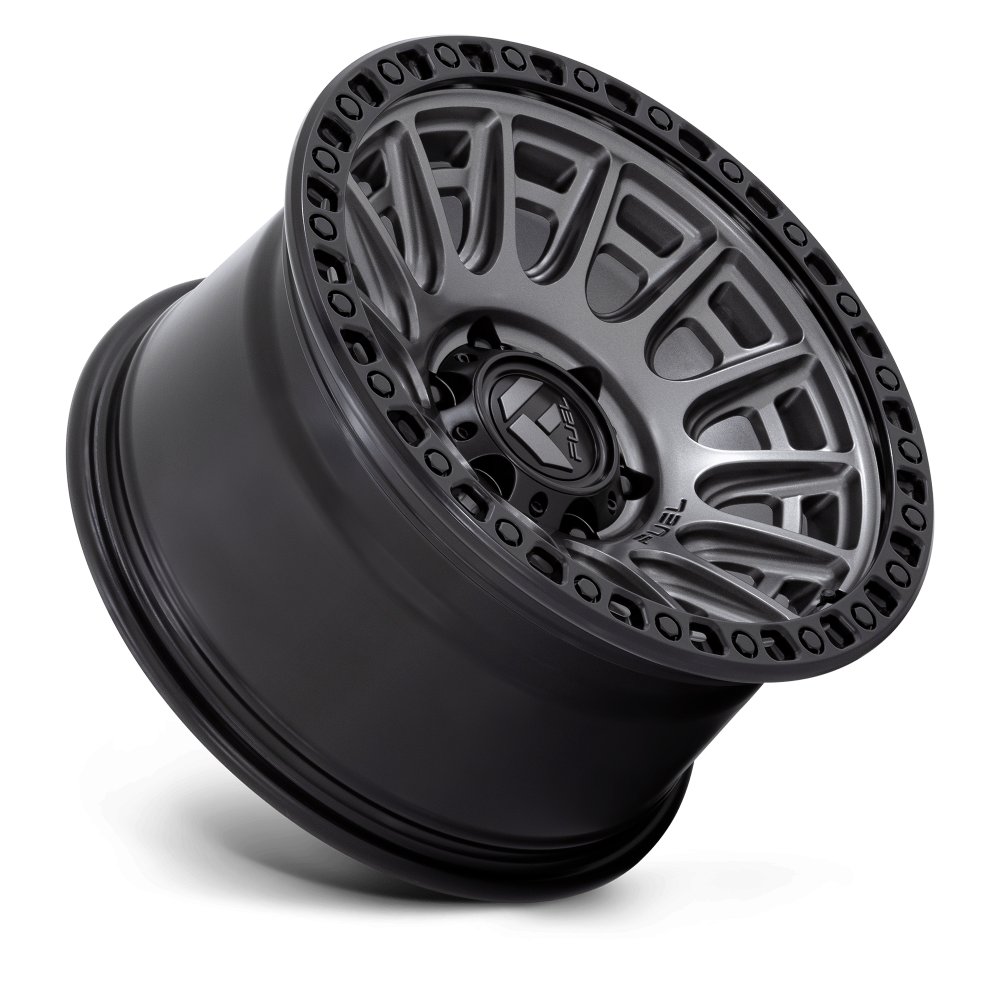 Felga aluminiowa D835 CYCLE Matte Gunmetal W/ Black Ring FUEL - obrazek 3