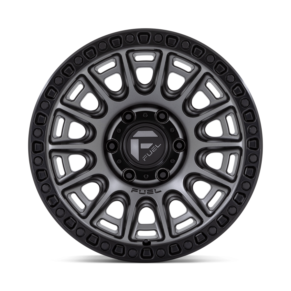 Felga aluminiowa D835 Cycle Matte Gunmetal W/ Black Ring Fuel - obrazek 2