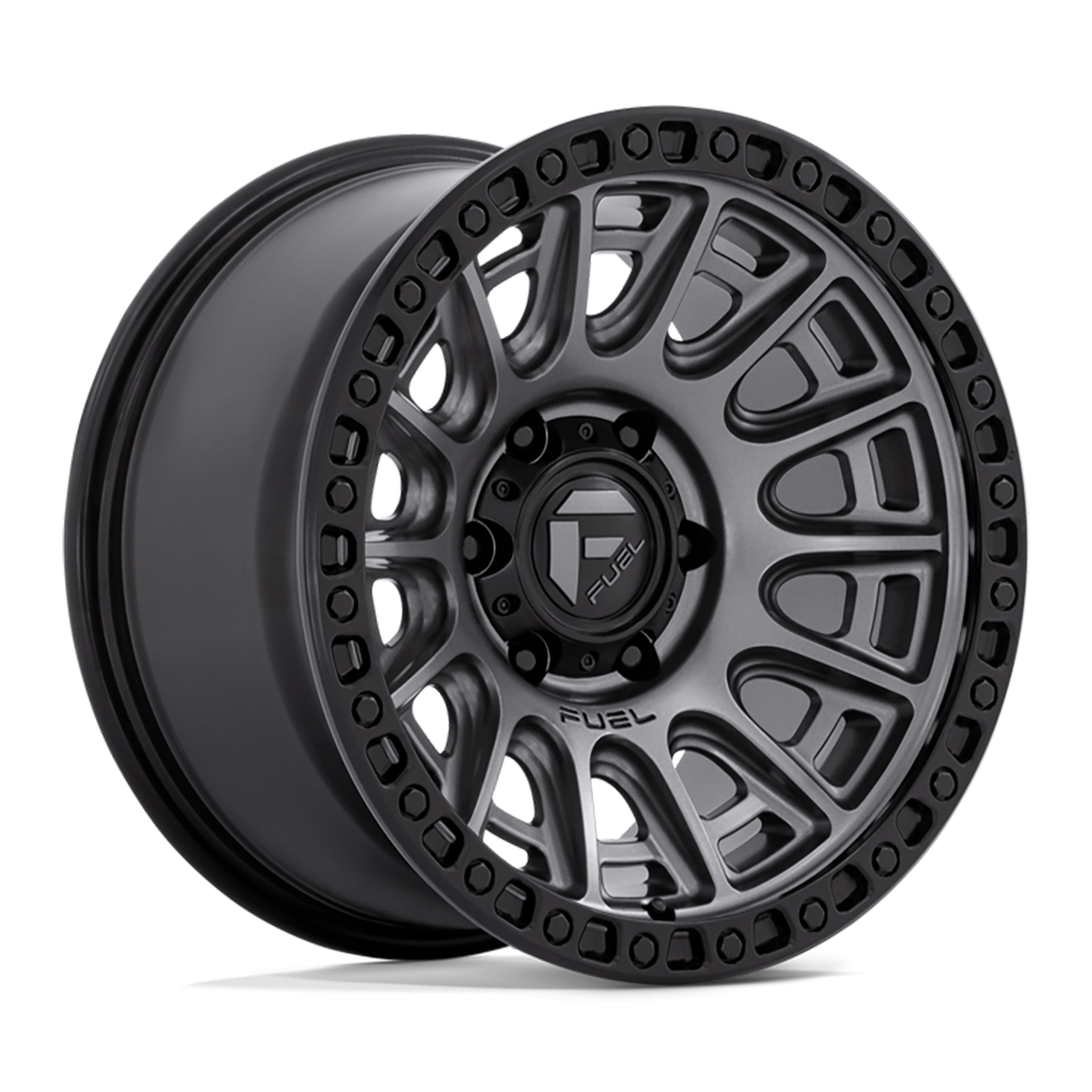 Felga aluminiowa D835 Cycle Matte Gunmetal W/ Black Ring Fuel
