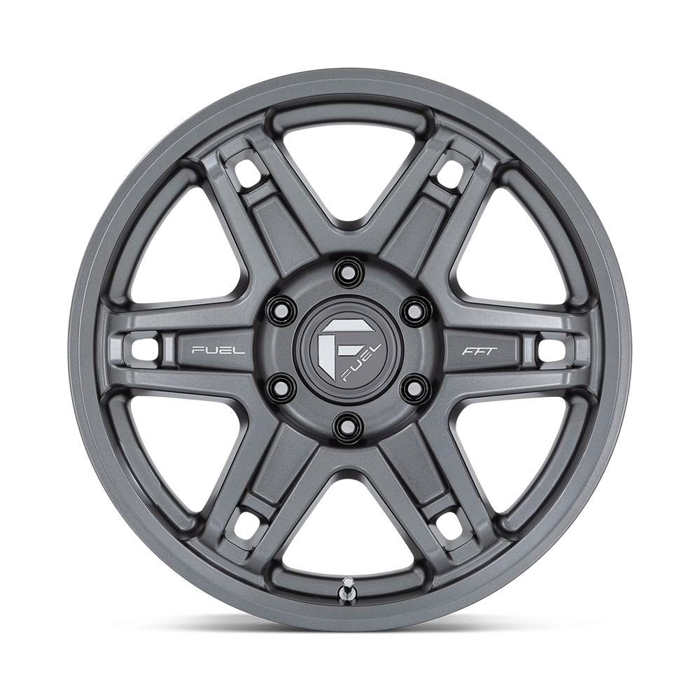 Felga aluminiowa D838 SLAYER Matte Gunmetal FUEL - obrazek 2