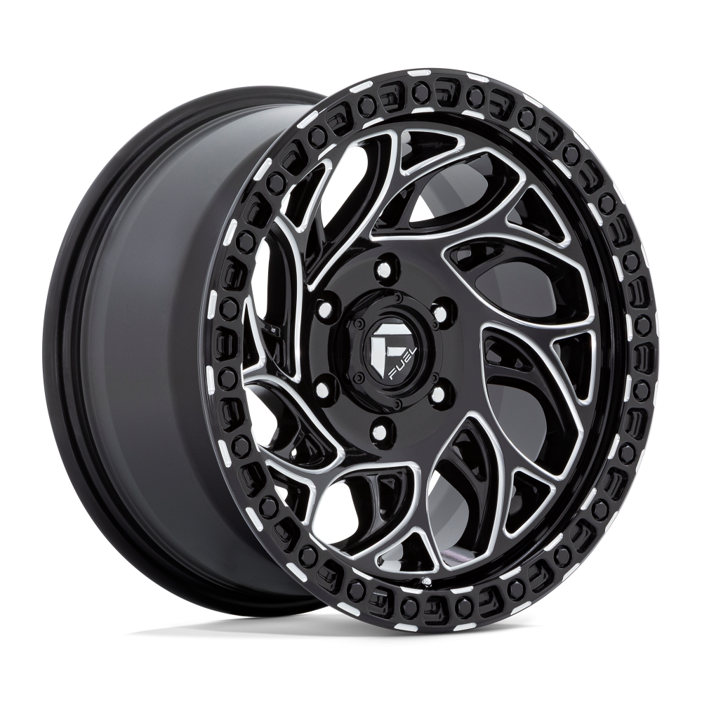 Felga aluminiowa D840 RUNNER OR Gloss Black Milled FUEL