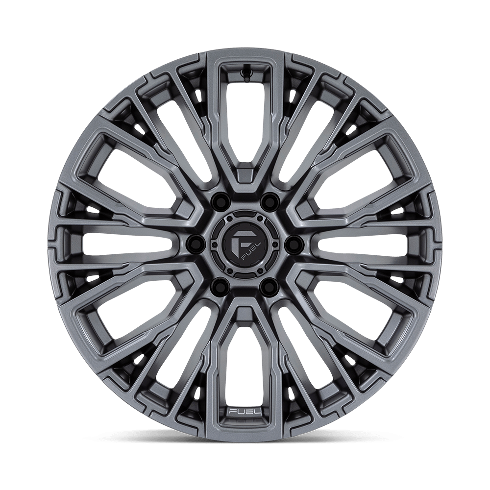 Felga aluminiowa D848 REBAR Matte Gunmetal FUEL - obrazek 3