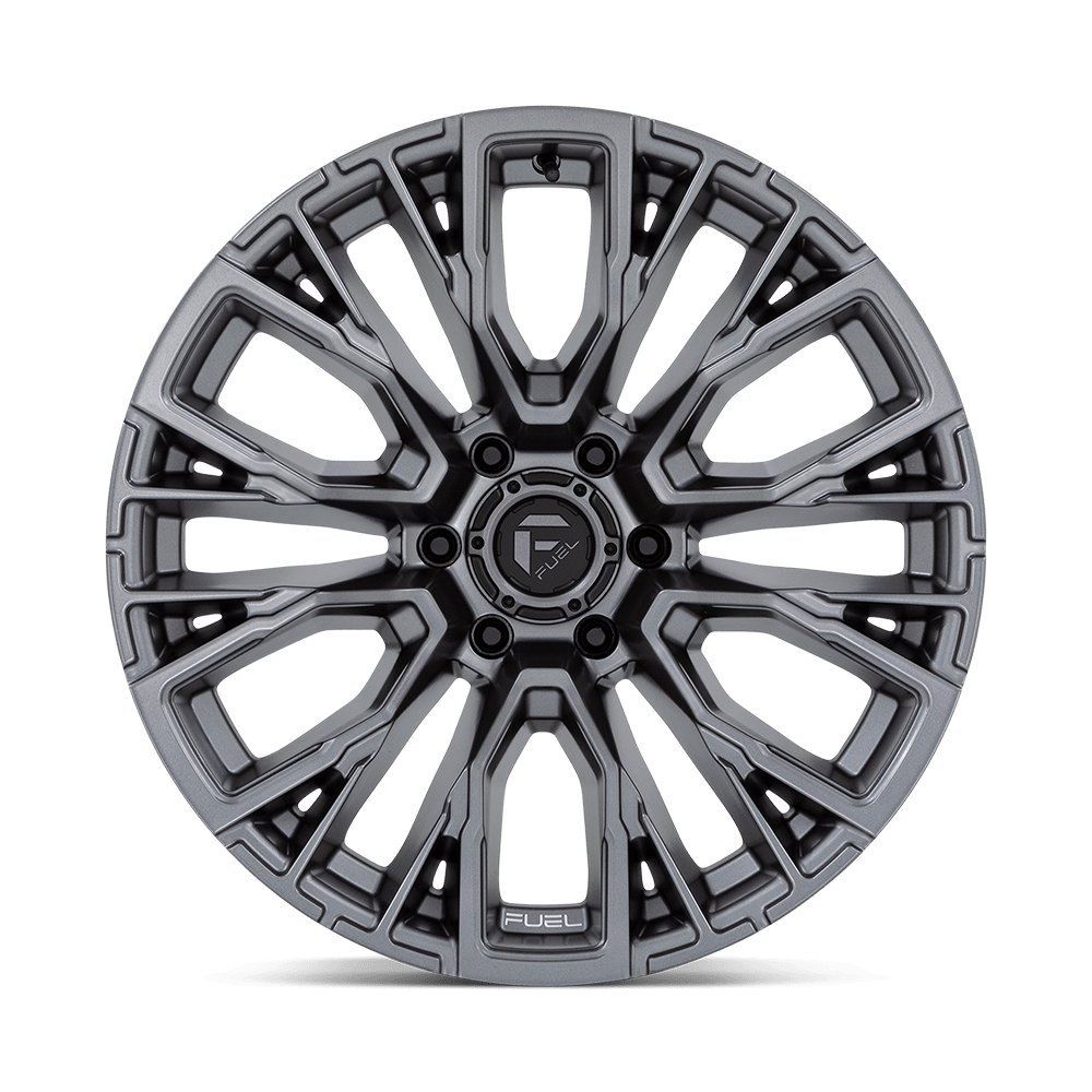 Felga aluminiowa D848 REBAR Matte Gunmetal FUEL - obrazek 3