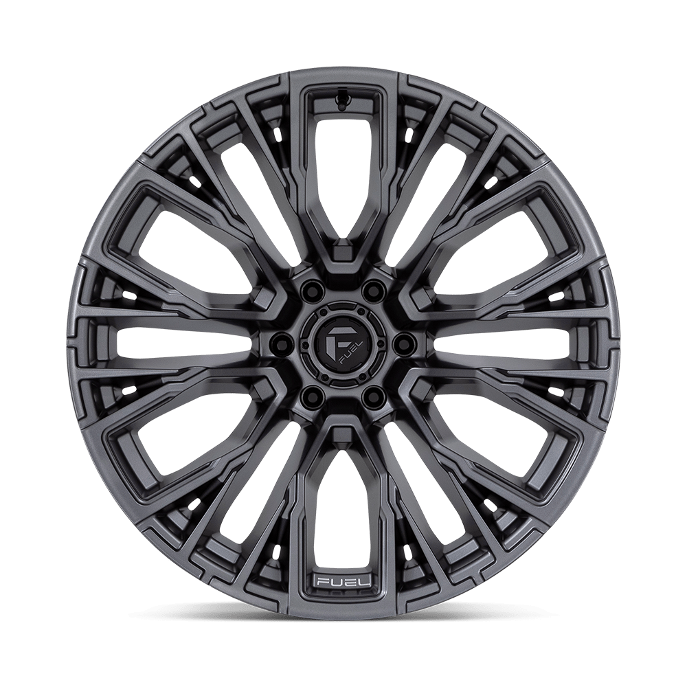 Felga aluminiowa D848 REBAR Matte Gunmetal FUEL - obrazek 3