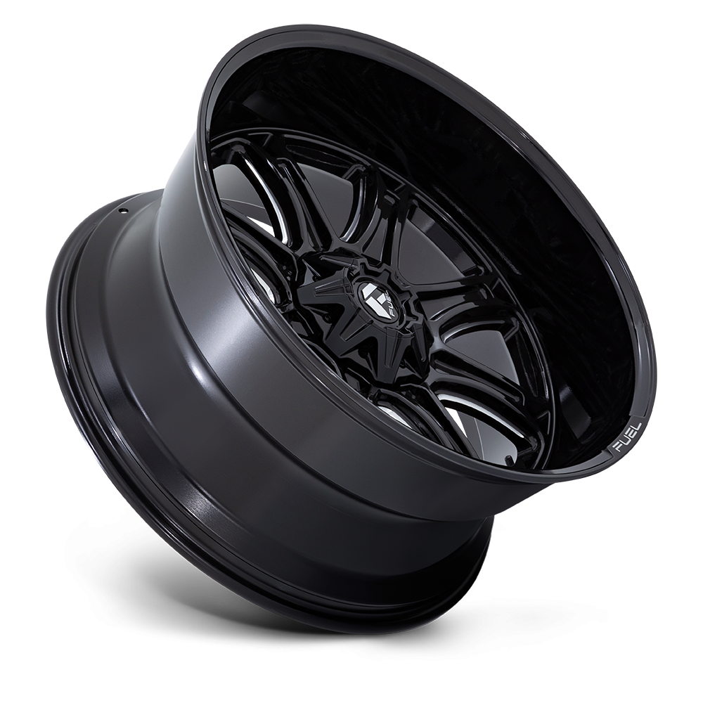 Felga aluminiowa DARKSTAR Gloss Black Milled FUEL - obrazek 3