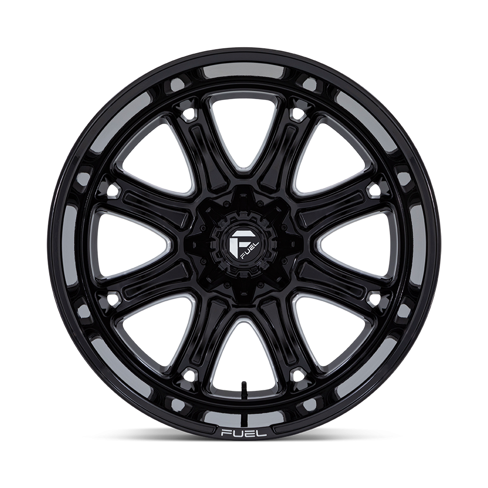 Felga aluminiowa DARKSTAR Gloss Black Milled FUEL - obrazek 2