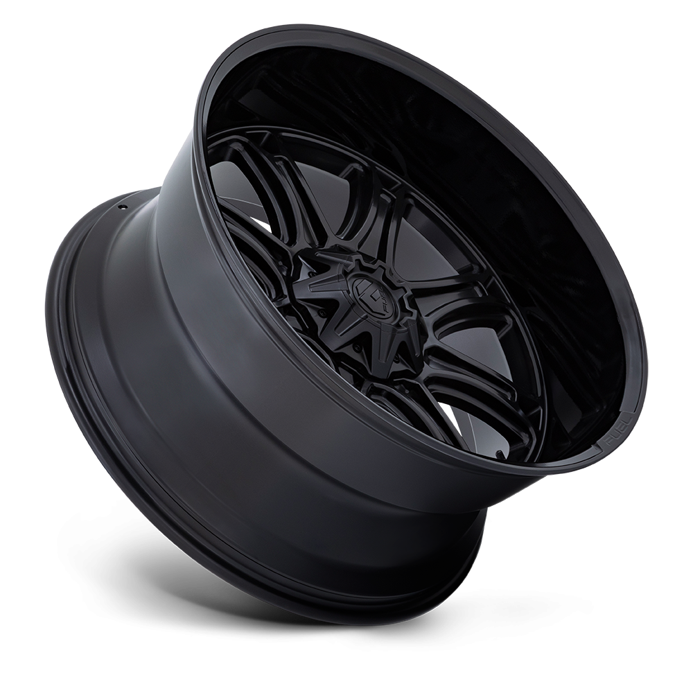 Felga aluminiowa DARKSTAR Matte Black W/ Gloss Black Lip FUEL - obrazek 2