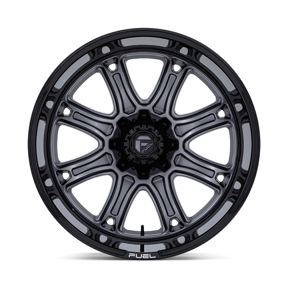 Felga aluminiowa DARKSTAR Matte Gunmetal W/ Black Lip FUEL - obrazek 3