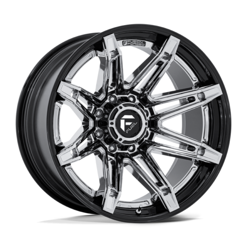 Felga aluminiowa FC401 BRAWL Chrome W/ Gloss Black Lip FUEL