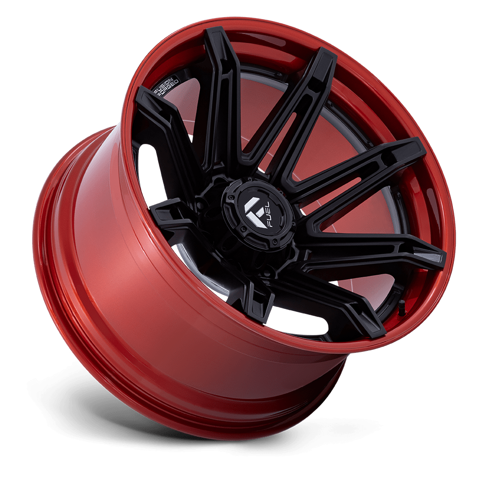 Felga aluminiowa FC401 BRAWL Matte Black W/ Candy Red Lip FUEL - Image 3