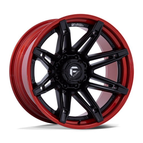 Felga aluminiowa FC401 BRAWL Matte Black W/ Candy Red Lip FUEL