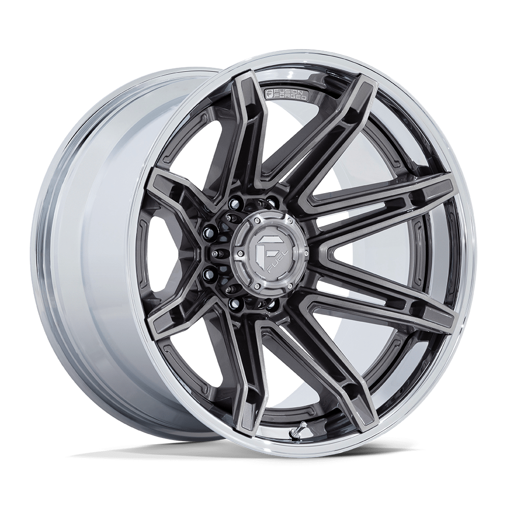 Felga aluminiowa FC401 BRAWL Platinum W/ Chrome Lip FUEL