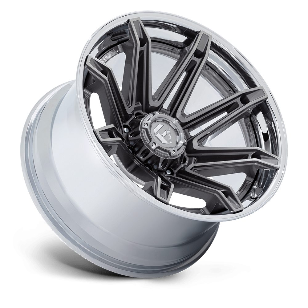 Felga aluminiowa FC401 BRAWL Platinum W/ Chrome Lip FUEL - Image 2