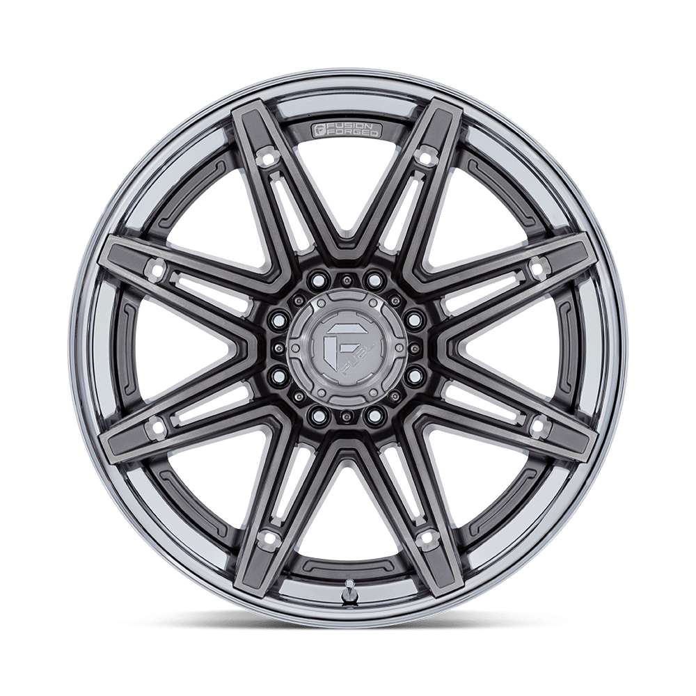 Felga aluminiowa FC401 BRAWL Platinum W/ Chrome Lip FUEL - Image 3