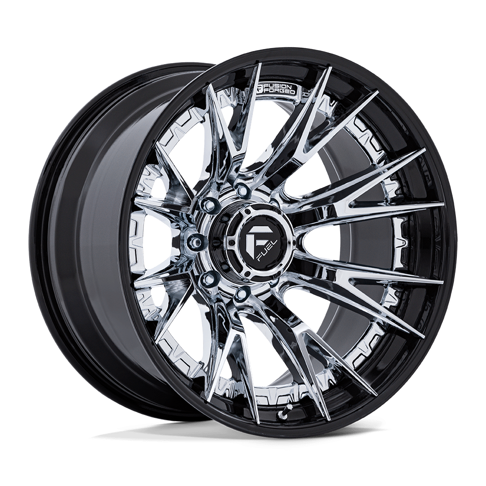 Felga aluminiowa FC402 CATALYST Chrome W/ Gloss Black Lip FUEL
