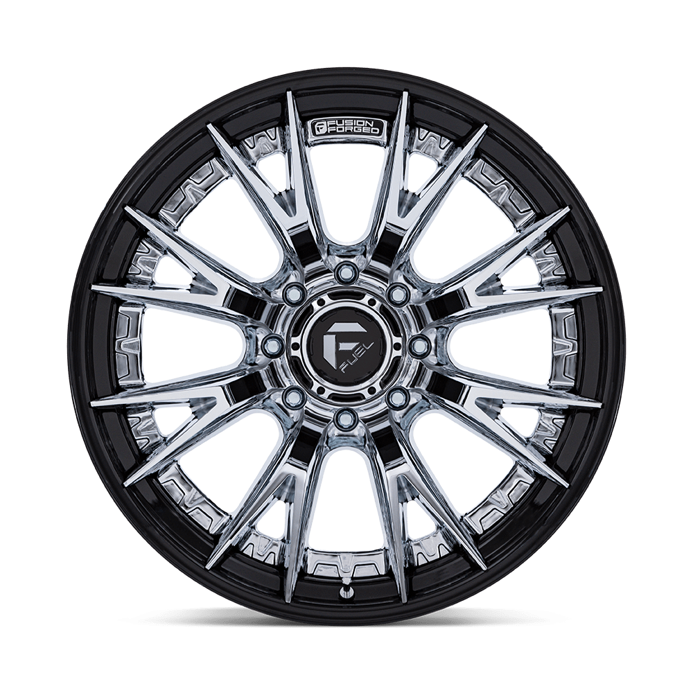 Felga aluminiowa FC402 CATALYST Chrome W/ Gloss Black Lip FUEL - obrazek 2