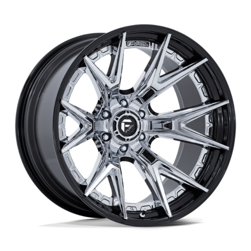 Felga aluminiowa FC402 CATALYST Chrome W/ Gloss Black Lip FUEL