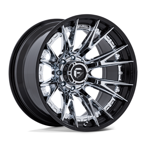 Felga aluminiowa FC402 CATALYST Chrome W/ Gloss Black Lip FUEL