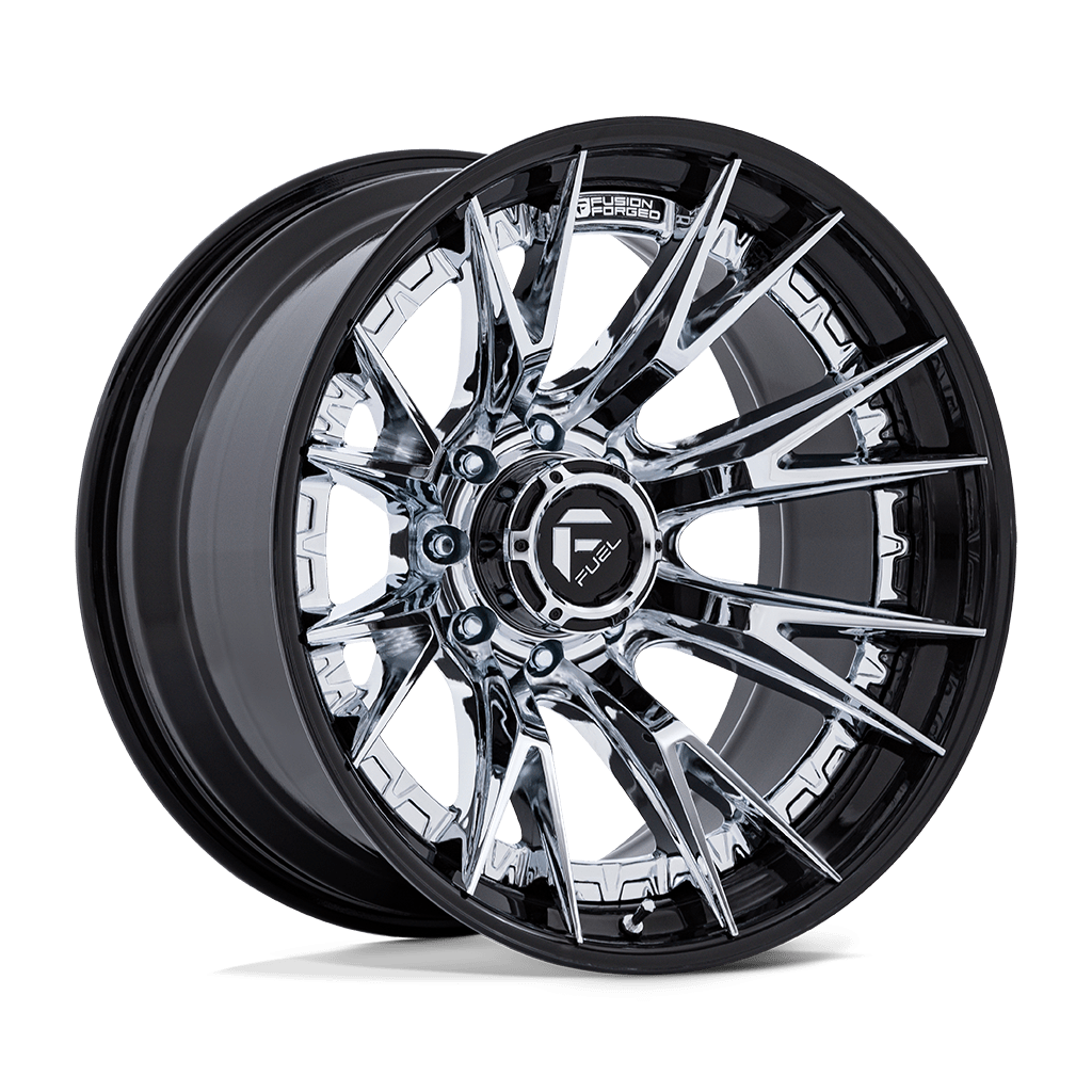 Felga aluminiowa FC402 CATALYST Chrome W/ Gloss Black Lip FUEL