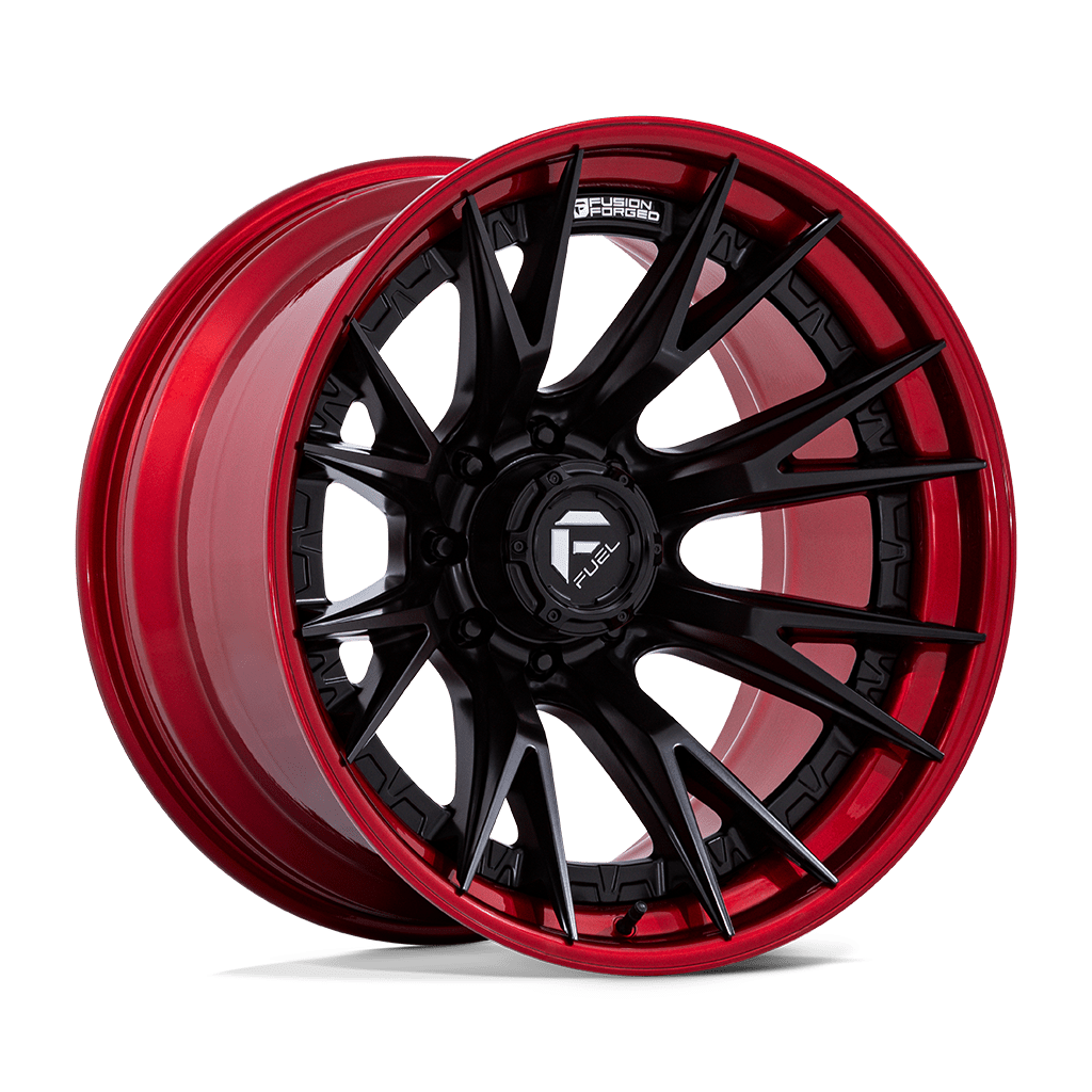 Felga aluminiowa FC402 CATALYST Matte Black W/ Candy Red Lip FUEL