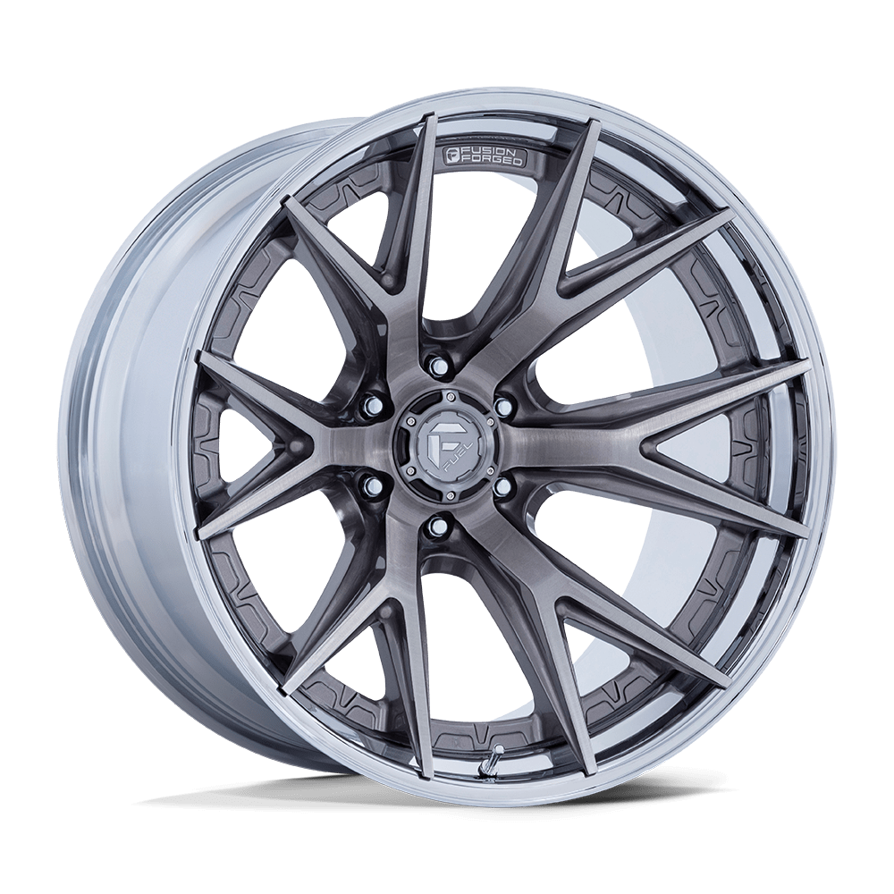Felga aluminiowa FC402 CATALYST Platinum W/ Chrome Lip FUEL