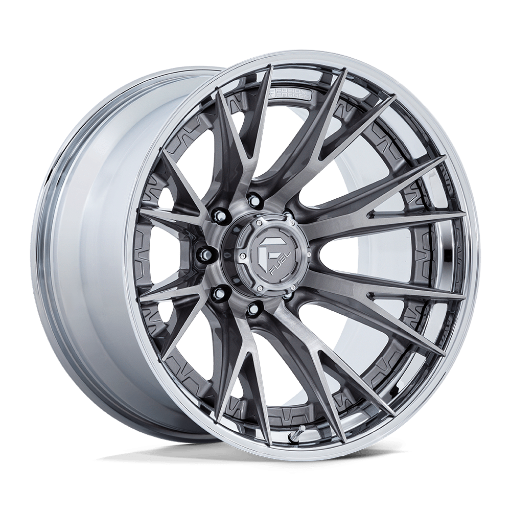 Felga aluminiowa FC402 CATALYST Platinum W/ Chrome Lip FUEL
