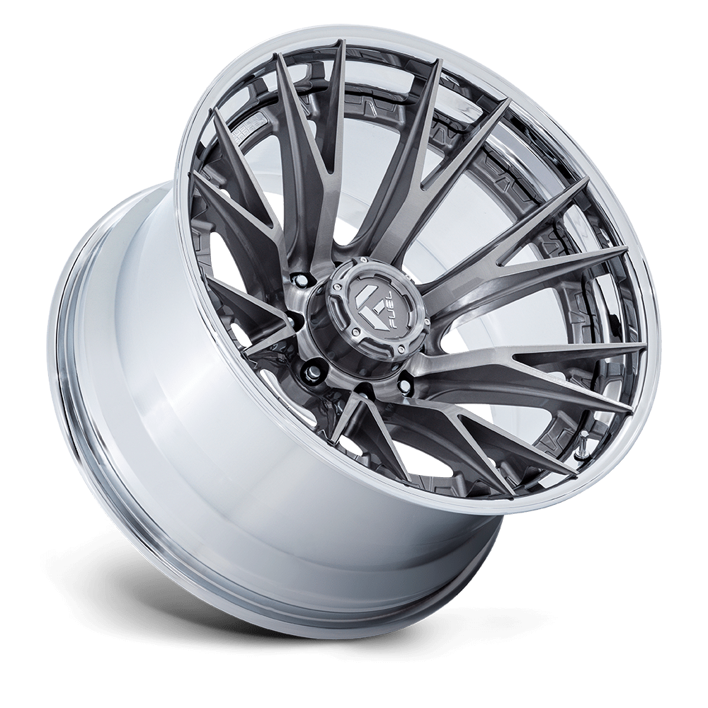 Felga aluminiowa FC402 CATALYST Platinum W/ Chrome Lip FUEL - obrazek 2