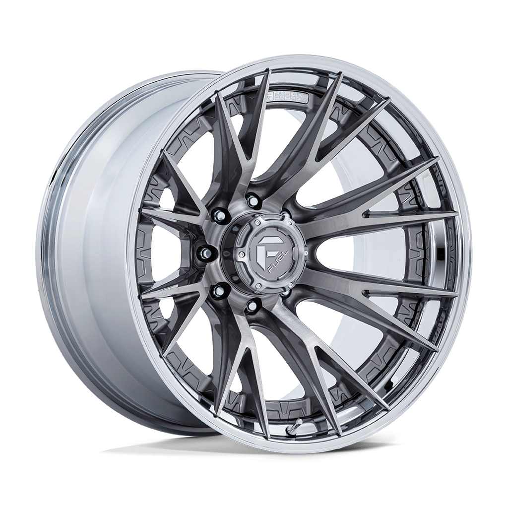Felga aluminiowa FC402 CATALYST Platinum W/ Chrome Lip FUEL