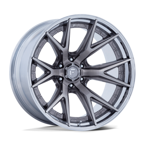 Felga aluminiowa FC402 CATALYST Platinum W/ Chrome Lip FUEL