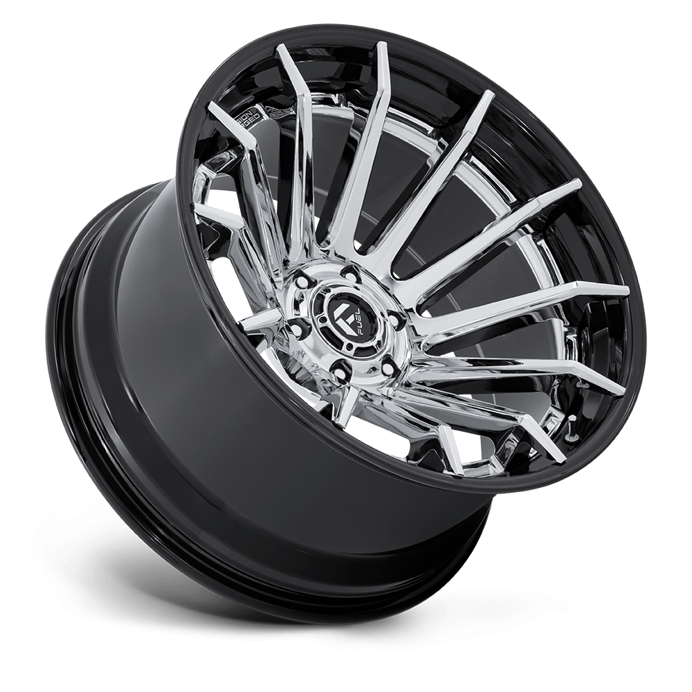 Felga aluminiowa FC403 BURN Chrome W/ Gloss Black Lip FUEL - Image 2