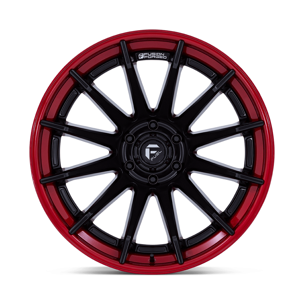 Felga aluminiowa FC403 BURN Matte Black W/ Candy Red Lip FUEL - Image 2
