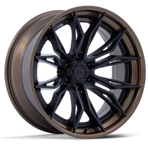 Felga aluminiowa FC404 MUTINY Matte Black W/ Gloss Bronze Lip FUEL
