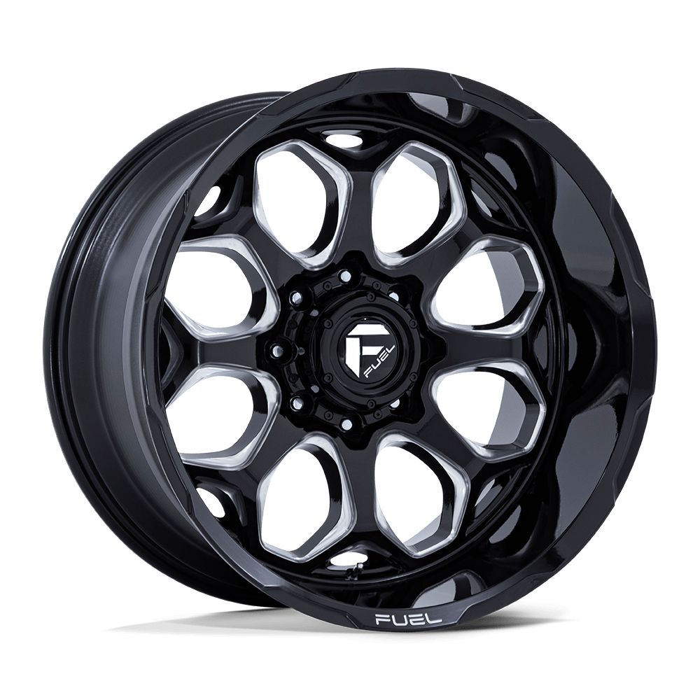 Felga aluminiowa FC862 SCEPTER Gloss Black Milled FUEL