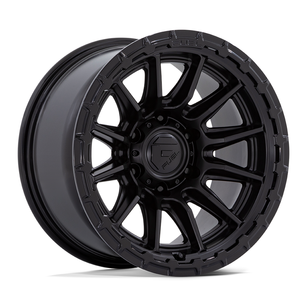 Felga aluminiowa FC866 PISTON Blackout W/ Gloss Black Lip FUEL
