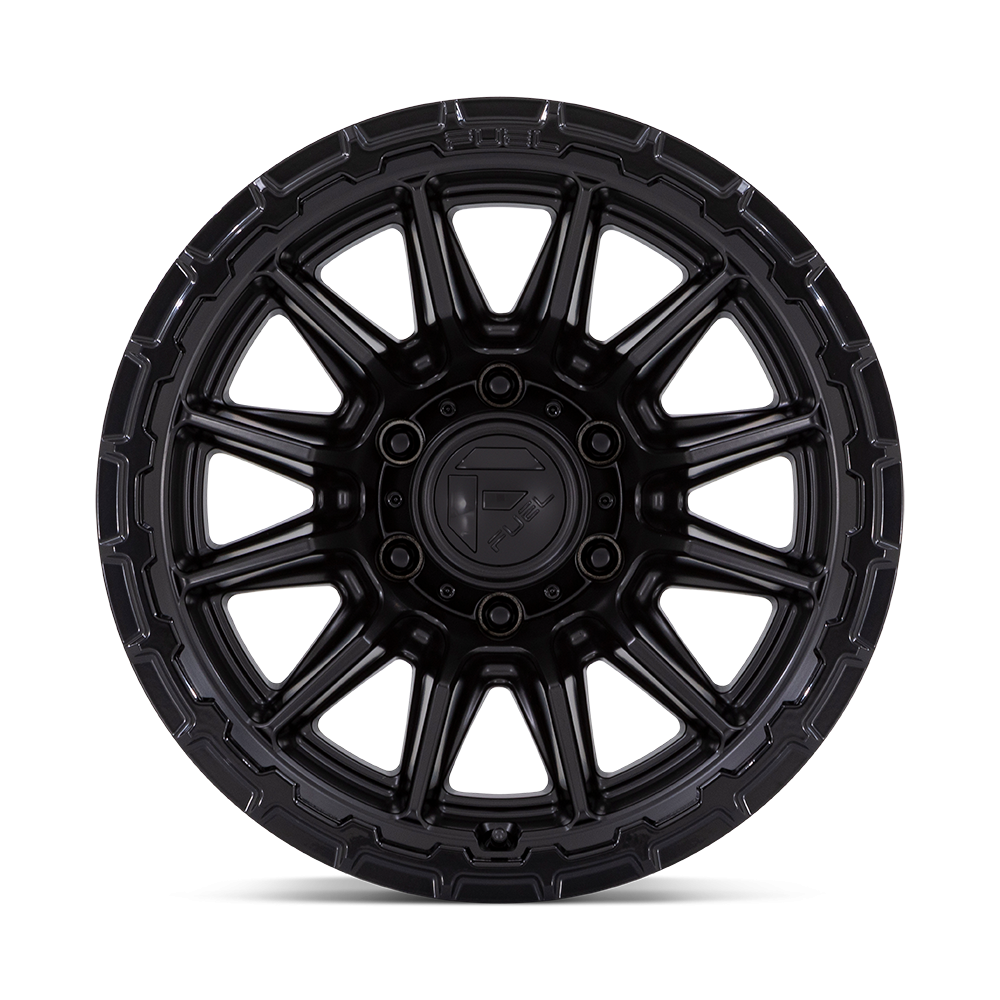 Felga aluminiowa FC866 PISTON Blackout W/ Gloss Black Lip FUEL - obrazek 3