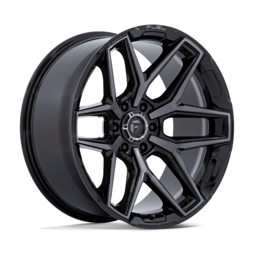Felga aluminiowa FLUX Gloss Black Brush Fc Gray Ddt FUEL