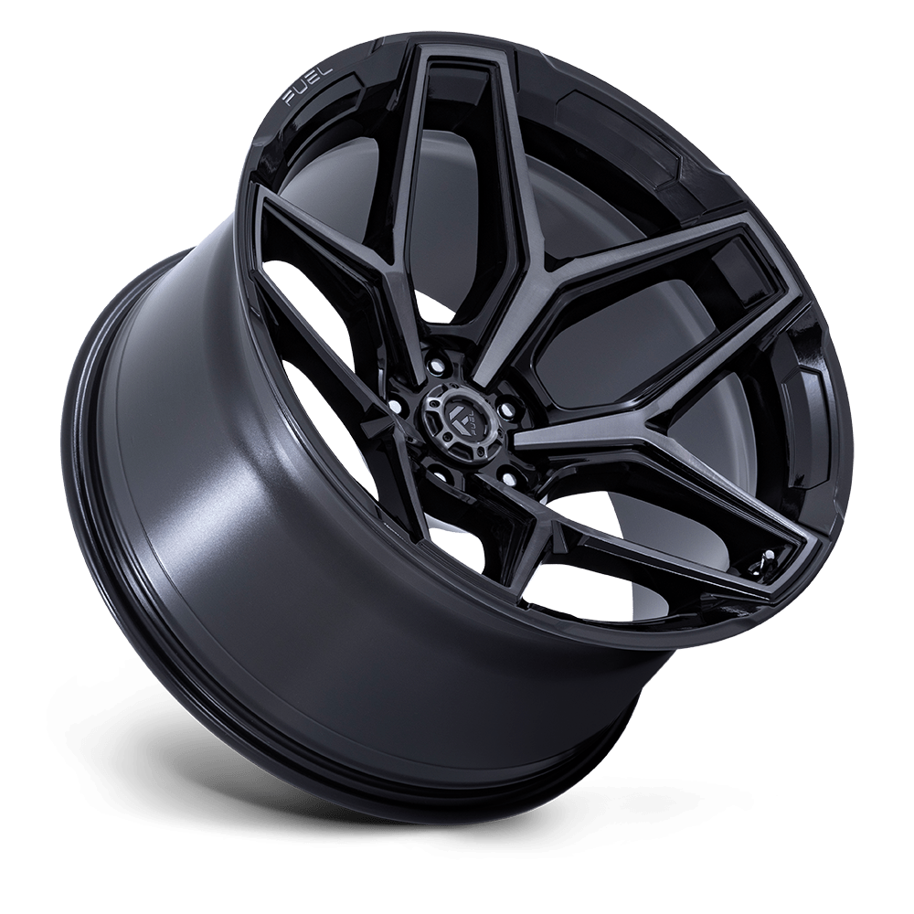 Felga aluminiowa FLUX Gloss Black Brush Fc Gray Ddt FUEL - Image 3
