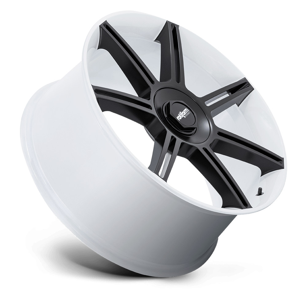 Felga aluminiowa FRA Gloss White W/ M-black Spokes Rotiform - Image 3