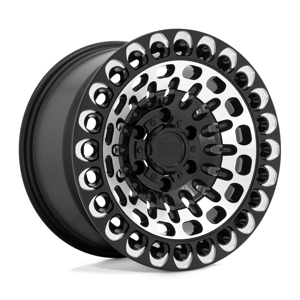 Felga aluminiowa Gloss Black W/ Machined Face & Milling Labyrinth Black Rhino