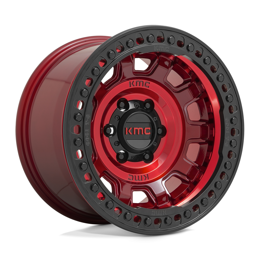 Felga aluminiowa KM236 TANK BEADLOCK Candy Red KMC