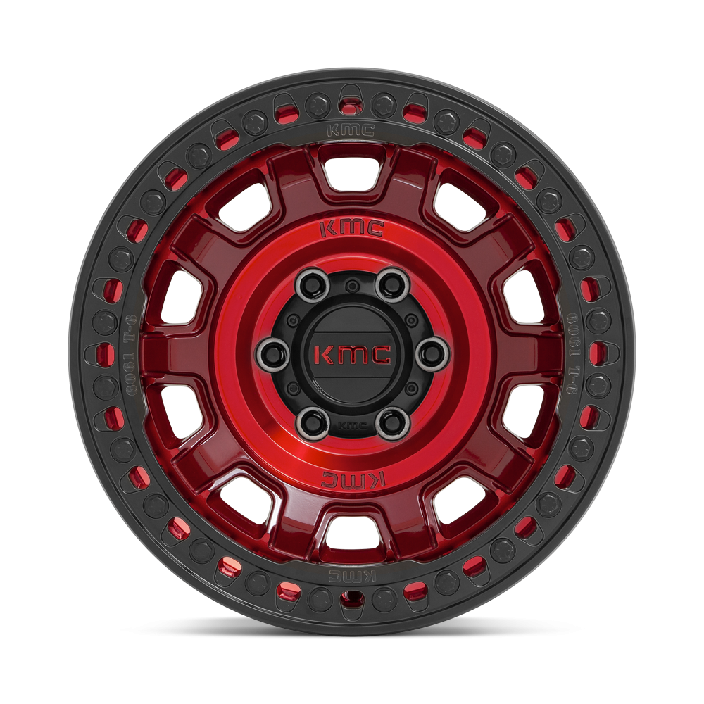 Felga aluminiowa KM236 TANK BEADLOCK Candy Red KMC - Image 3