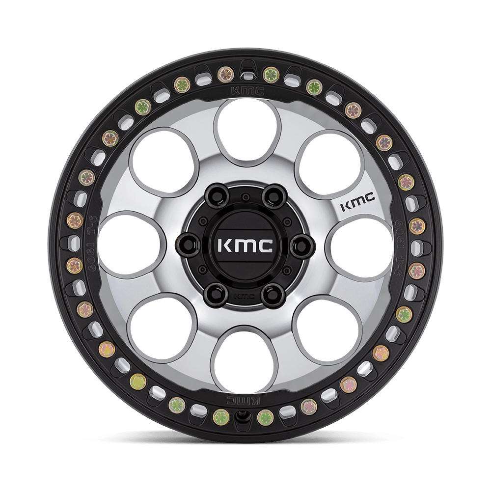 Felga aluminiowa KM237 RIOT BEADLOCK Machined Face Satin Black Windows & Ring KMC - Image 2