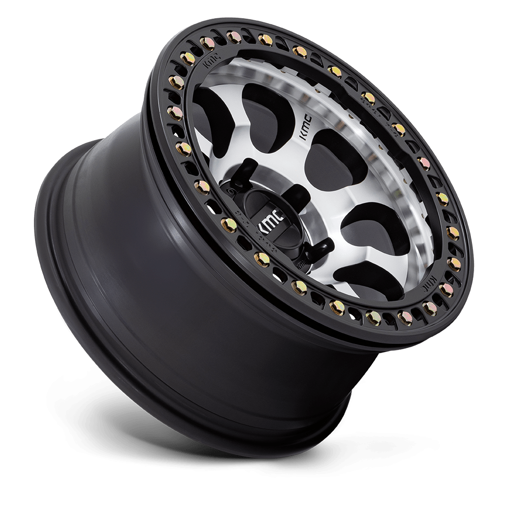 Felga aluminiowa KM237 RIOT BEADLOCK Machined Face Satin Black Windows & Ring KMC - Image 3