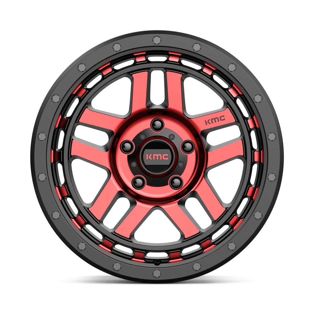 Felga aluminiowa KM540 RECON Gloss Black Machined W/ Red Tint KMC - obrazek 2