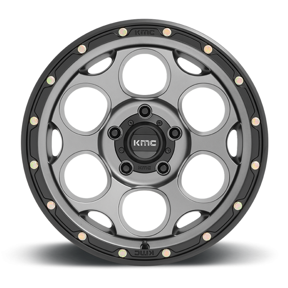 Felga aluminiowa KM541 Dirty Harry Satin Gray W/ Black LIP KMC - obrazek 3