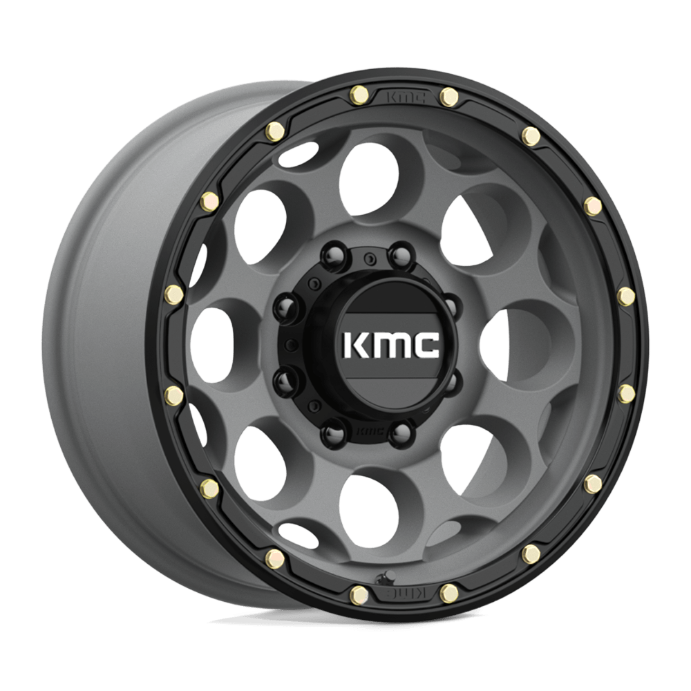 Felga aluminiowa KM541 DIRTY HARRY Satin Gray W/ Black Lip KMC