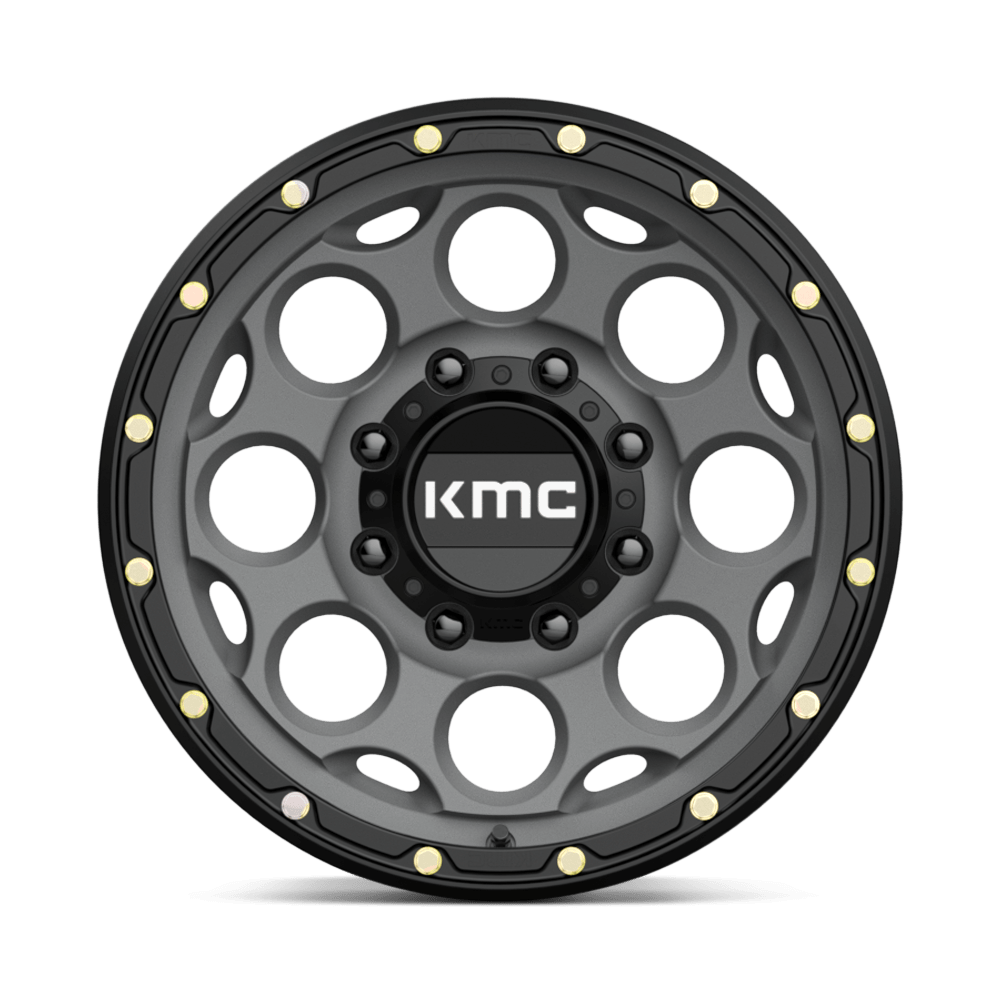 Felga aluminiowa KM541 DIRTY HARRY Satin Gray W/ Black Lip KMC - obrazek 3